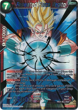 Repeated Force Vegito (BT2-012) [Union Force] | Odin's Place
