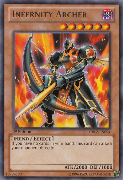 Infernity Archer [CBLZ-EN094] Rare | Odin's Place