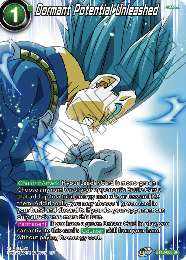 Dormant Potential Unleashed (BT10-088) [Theme Selection: History of Vegeta] | Odin's Place