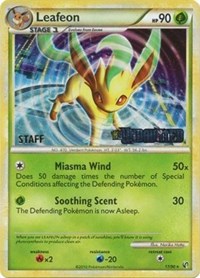 Leafeon (17/90) (Prerelease Promo) [Staff] [Nintendo: Black Star Promos] | Odin's Place