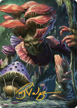 Myconid Spore Tender Art Card (Gold-Stamped Signature) [Commander Legends: Battle for Baldur's Gate Art Series] | Odin's Place