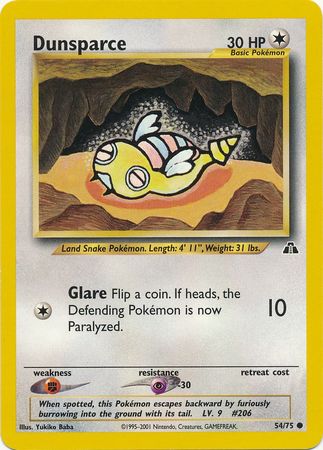 Dunsparce (54/75) [Neo Discovery Unlimited] | Odin's Place