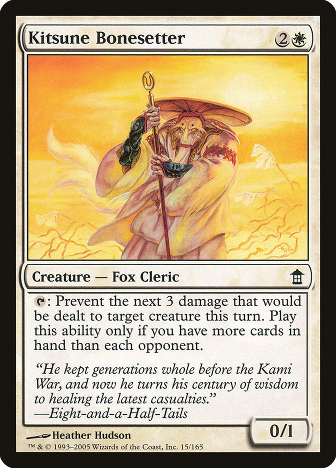 Kitsune Bonesetter (15) [Saviors of Kamigawa] | Odin's Place