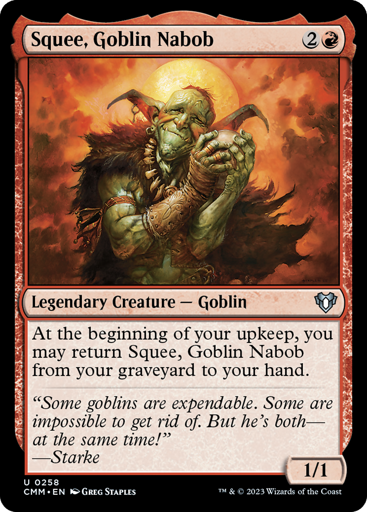 Squee, Goblin Nabob [Commander Masters] | Odin's Place