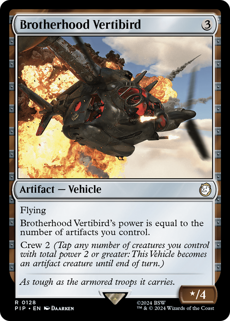Brotherhood Vertibird [Fallout] | Odin's Place