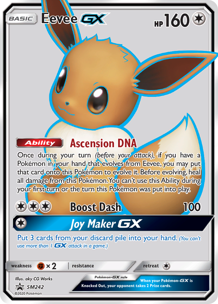 Eevee GX (SM242) [Sun & Moon: Black Star Promos] | Odin's Place