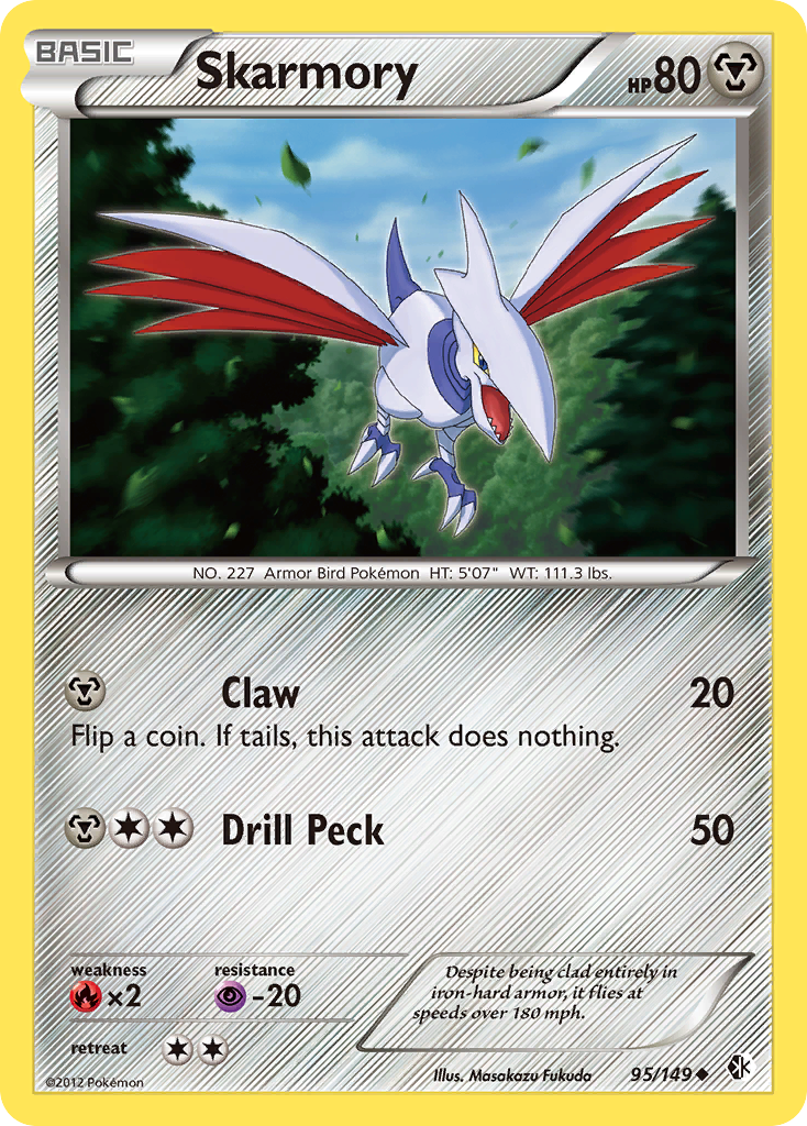 Skarmory (95/149) [Black & White: Boundaries Crossed] | Odin's Place