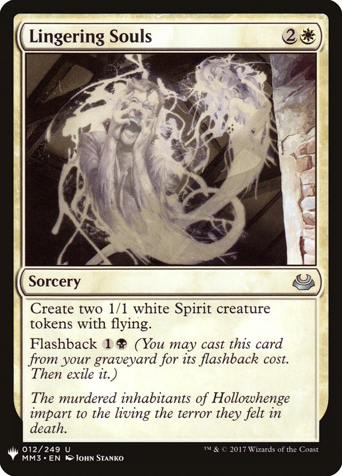 Lingering Souls [Mystery Booster] | Odin's Place
