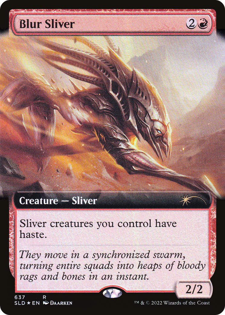 Blur Sliver (Extended Art) [Secret Lair Drop Promos] | Odin's Place