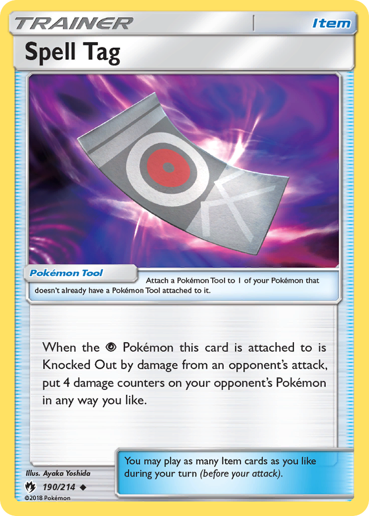 Spell Tag (190/214) [Sun & Moon: Lost Thunder] | Odin's Place