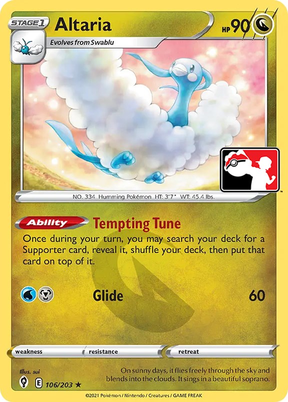 Altaria (106/203) [Prize Pack Series One] | Odin's Place