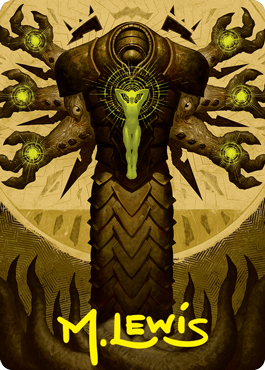 Inquisition of Kozilek Art Card (Gold-Stamped Signature) [Strixhaven: School of Mages Art Series] | Odin's Place