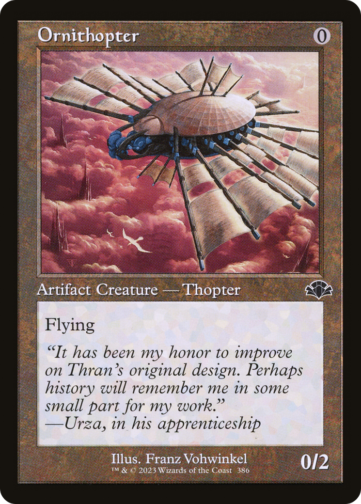 Ornithopter (Retro) [Dominaria Remastered] | Odin's Place
