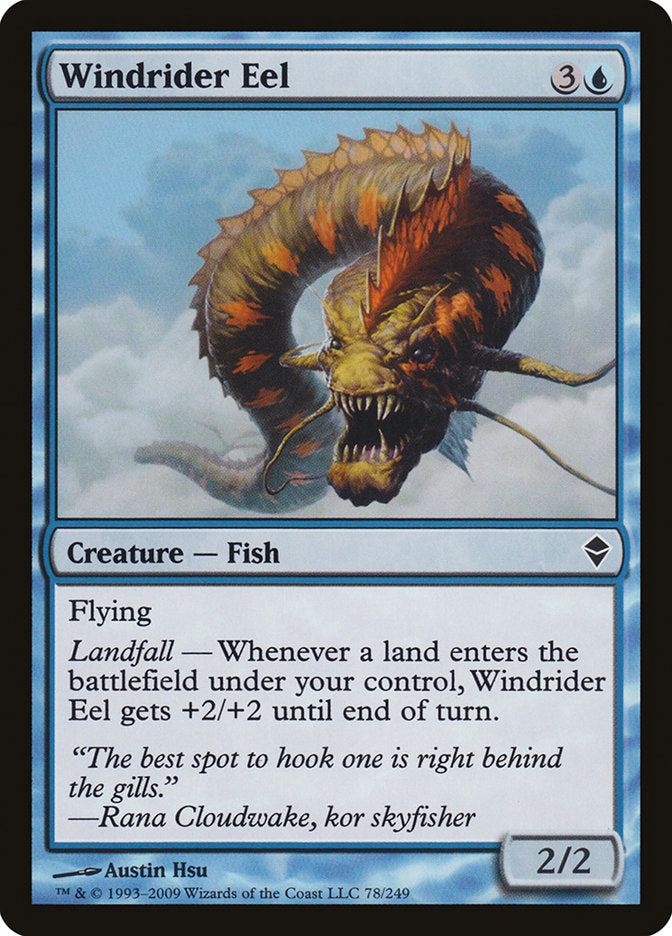 Windrider Eel (78) [Zendikar] | Odin's Place