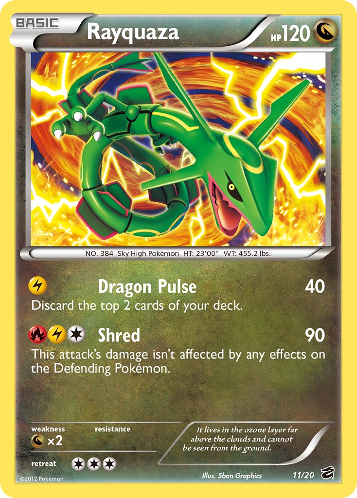 Rayquaza (11/20) (Blister Exclusive) [Black & White: Dragon Vault] | Odin's Place