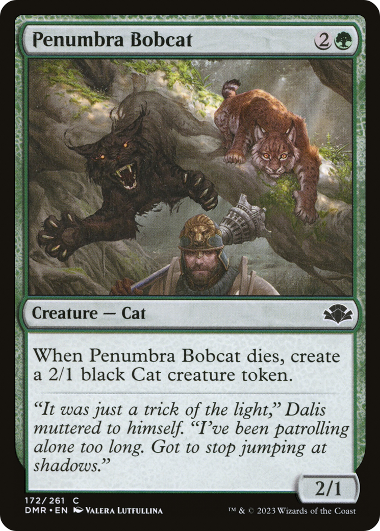 Penumbra Bobcat [Dominaria Remastered] | Odin's Place