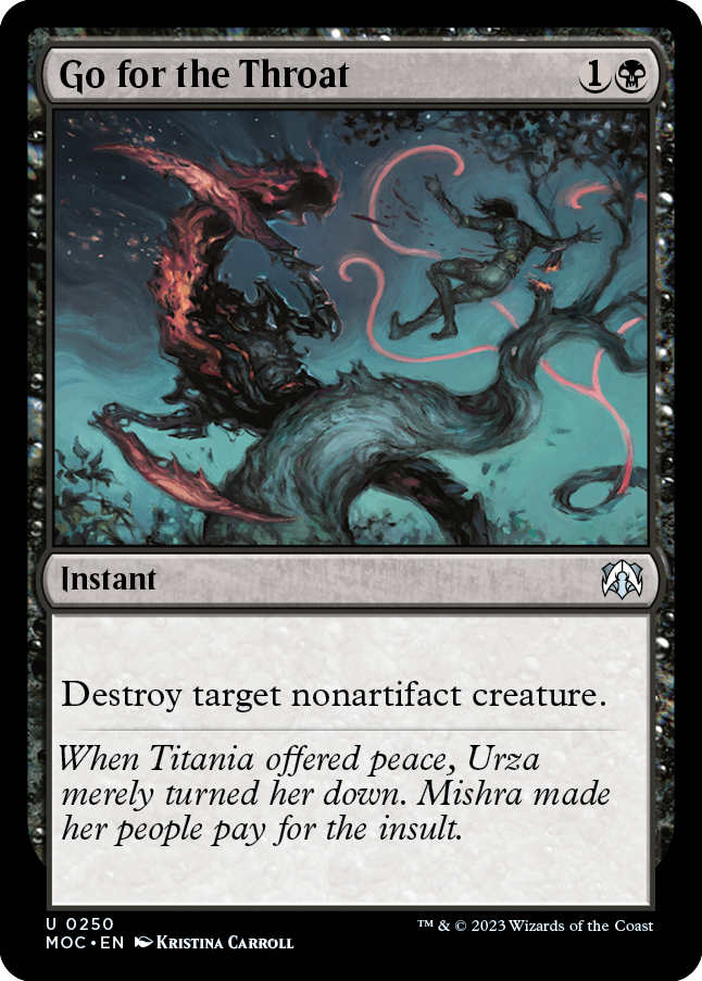 Go for the Throat [March of the Machine Commander] | Odin's Place