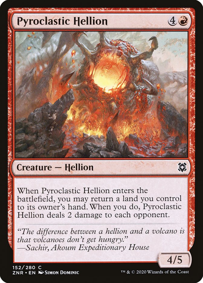 Pyroclastic Hellion [Zendikar Rising] | Odin's Place