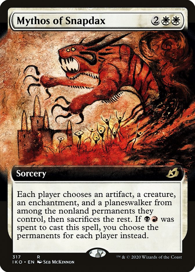 Mythos of Snapdax (Extended Art) [Ikoria: Lair of Behemoths] | Odin's Place