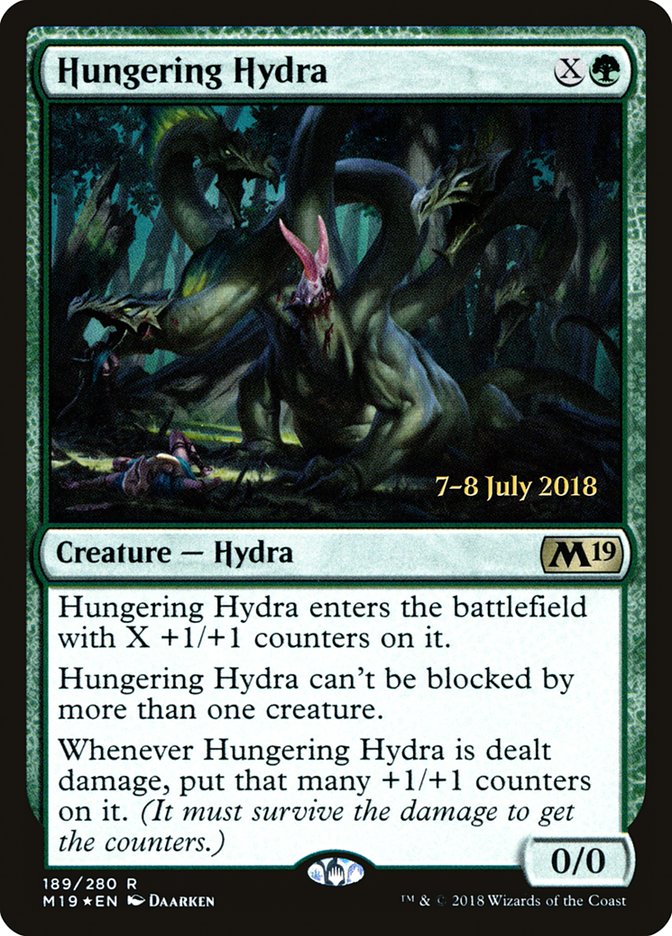 Hungering Hydra (189) [Core Set 2019 Prerelease Promos] | Odin's Place