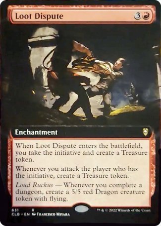 Loot Dispute (Extended Art) [Commander Legends: Battle for Baldur's Gate] | Odin's Place
