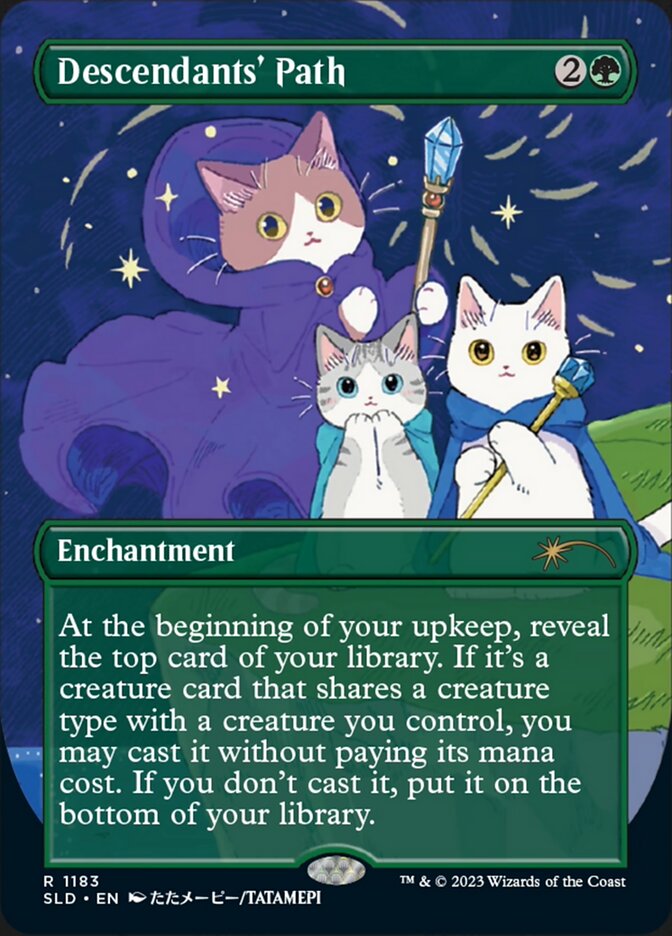 Descendants' Path (Borderless) [Secret Lair Drop Series] | Odin's Place
