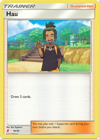 Hau (19/30) [Sun & Moon: Trainer Kit - Lycanroc] | Odin's Place