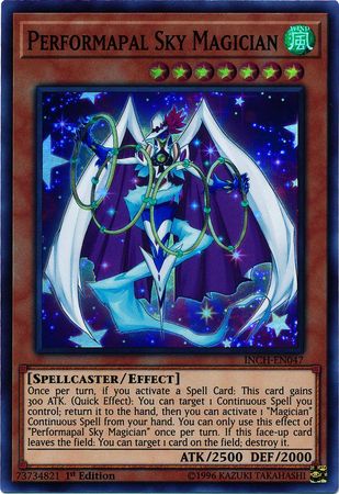Performapal Sky Magician [INCH-EN047] Super Rare | Odin's Place