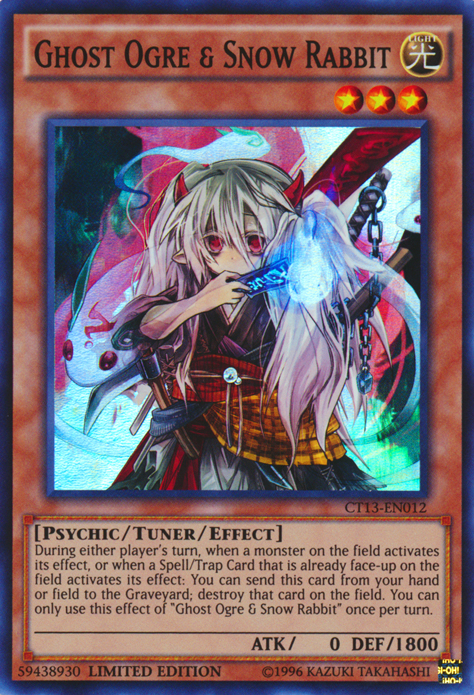 Ghost Ogre & Snow Rabbit [CT13-EN012] Super Rare | Odin's Place