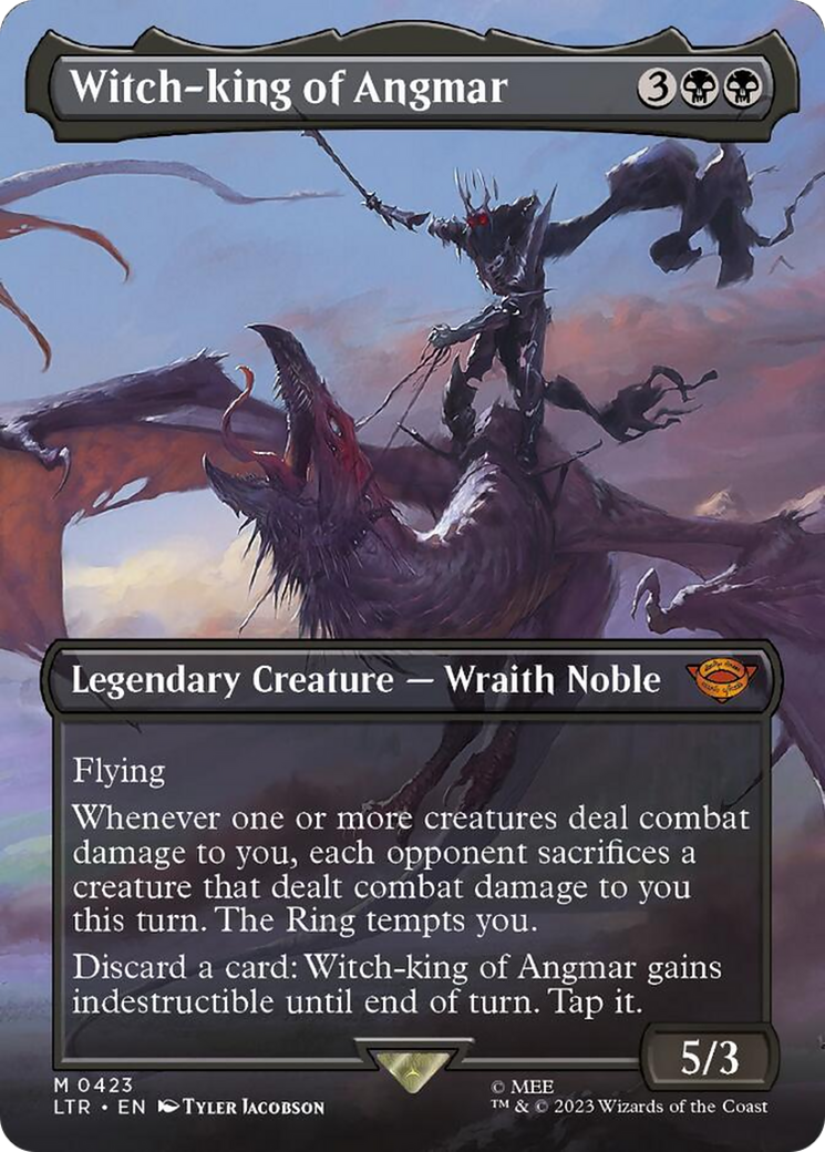 Witch-king of Angmar (Borderless Alternate Art) [The Lord of the Rings: Tales of Middle-Earth] | Odin's Place