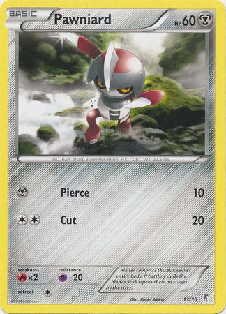 Pawniard (13/30) [XY: Trainer Kit 1 - Bisharp] | Odin's Place