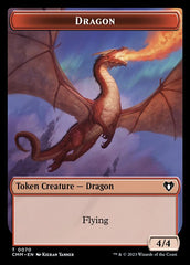 Soldier // Dragon (0021) Double-Sided Token [Commander Masters Tokens] | Odin's Place