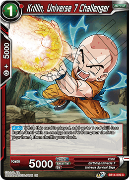 Krillin, Universe 7 Challenger (BT14-009) [Cross Spirits] | Odin's Place