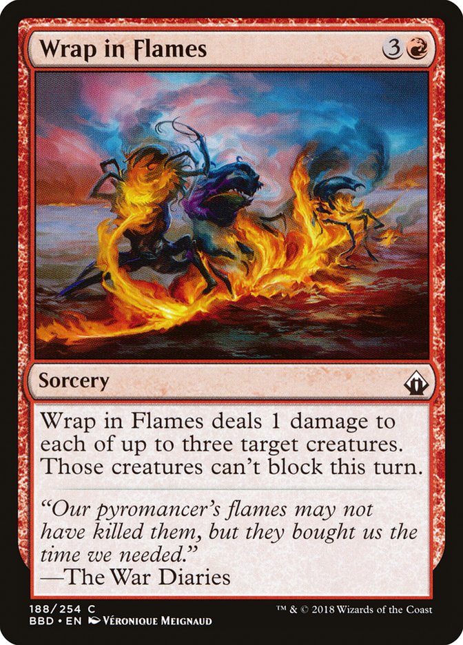 Wrap in Flames (188) [Battlebond] | Odin's Place