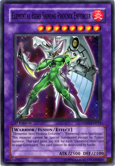Elemental Hero Shining Phoenix Enforcer [DP05-EN013] Super Rare | Odin's Place