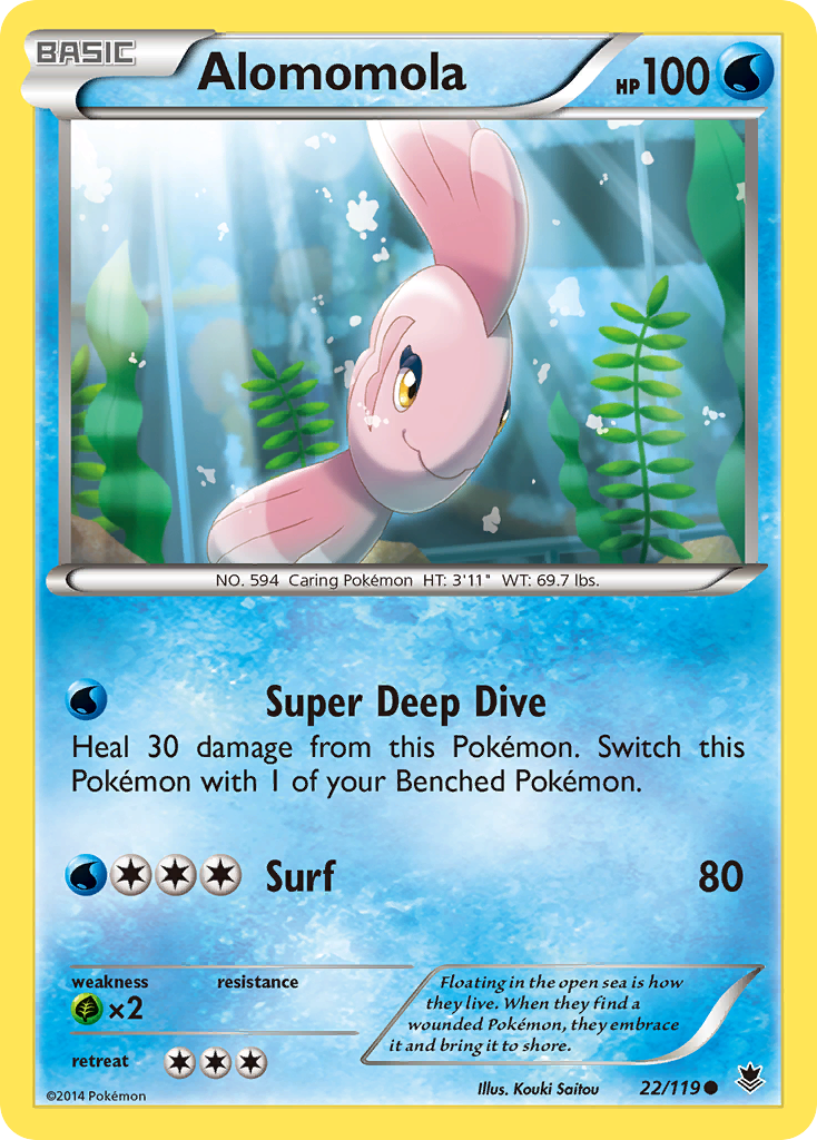 Alomomola (22/119) [XY: Phantom Forces] | Odin's Place