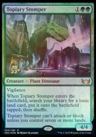Topiary Stomper [Streets of New Capenna Prerelease Promos] | Odin's Place