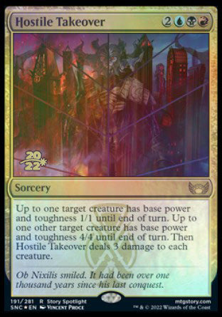 Hostile Takeover [Streets of New Capenna Prerelease Promos] | Odin's Place