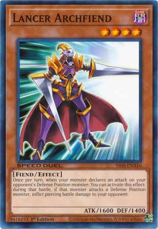 Lancer Archfiend [SS05-ENA16] Common | Odin's Place