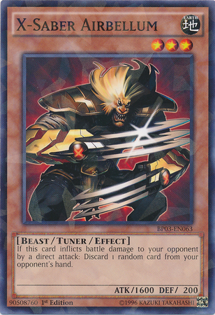 X-Saber Airbellum [BP03-EN063] Shatterfoil Rare | Odin's Place