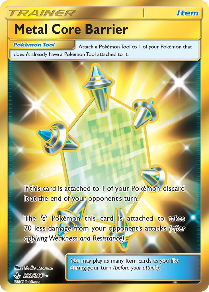 Metal Core Barrier (232/214) [Sun & Moon: Unbroken Bonds] | Odin's Place