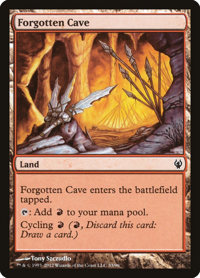 Forgotten Cave (33) [Duel Decks: Izzet vs. Golgari] | Odin's Place