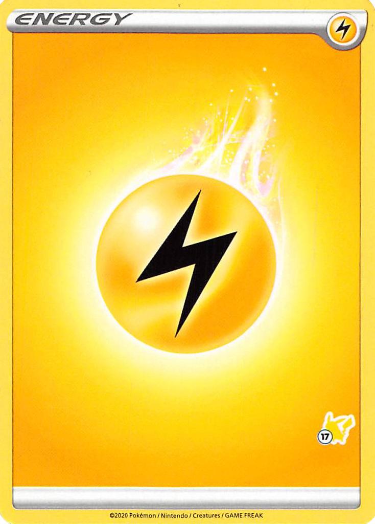 Lightning Energy (Pikachu Stamp #17) [Battle Academy 2022] | Odin's Place