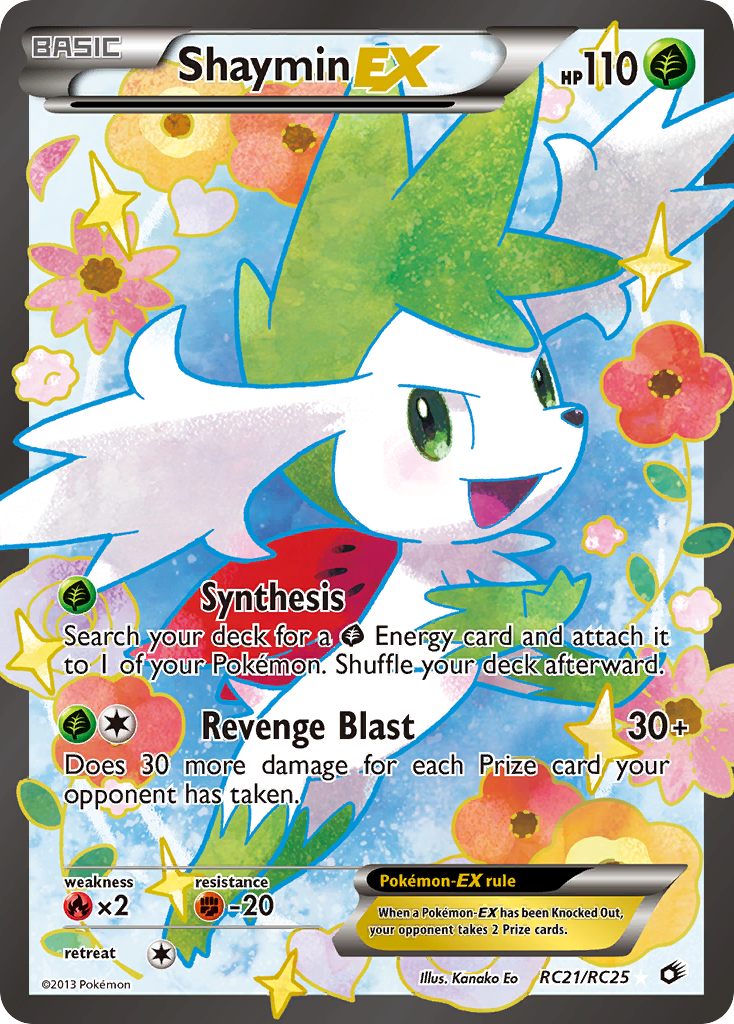 Shaymin EX (RC21/RC25) [Black & White: Legendary Treasures] | Odin's Place