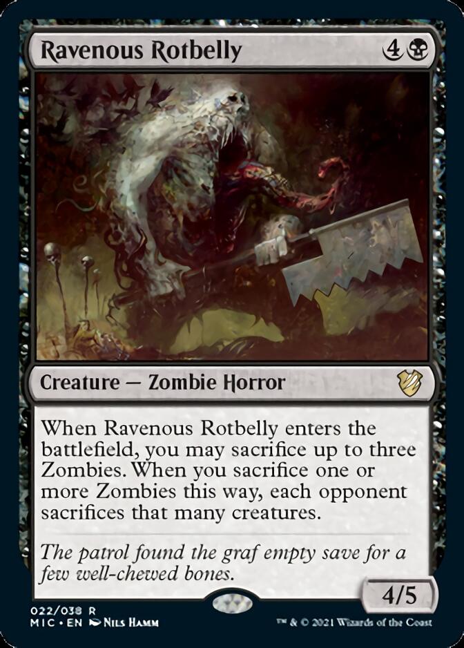 Ravenous Rotbelly [Innistrad: Midnight Hunt Commander] | Odin's Place