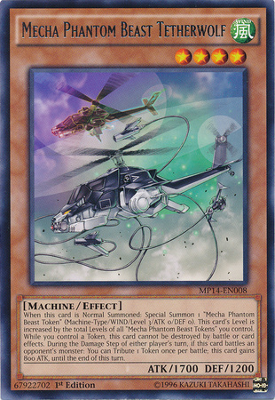Mecha Phantom Beast Tetherwolf [MP14-EN008] Rare | Odin's Place