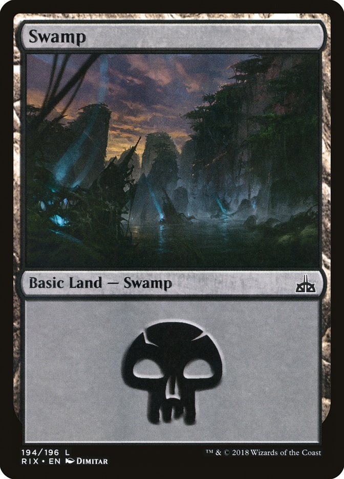 Swamp (194) [Rivals of Ixalan] | Odin's Place