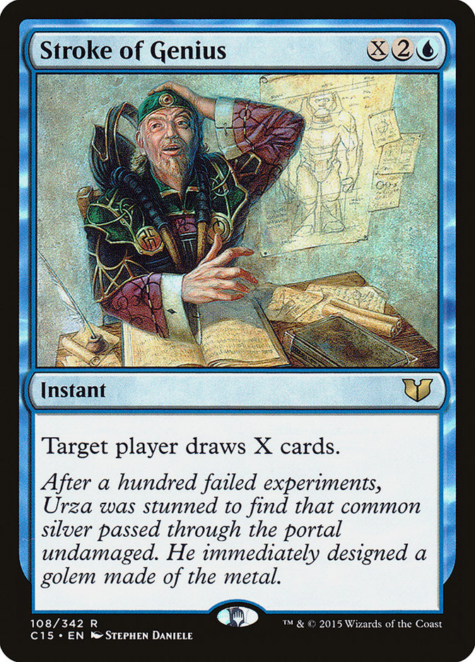 Stroke of Genius (108) [Commander 2015] | Odin's Place
