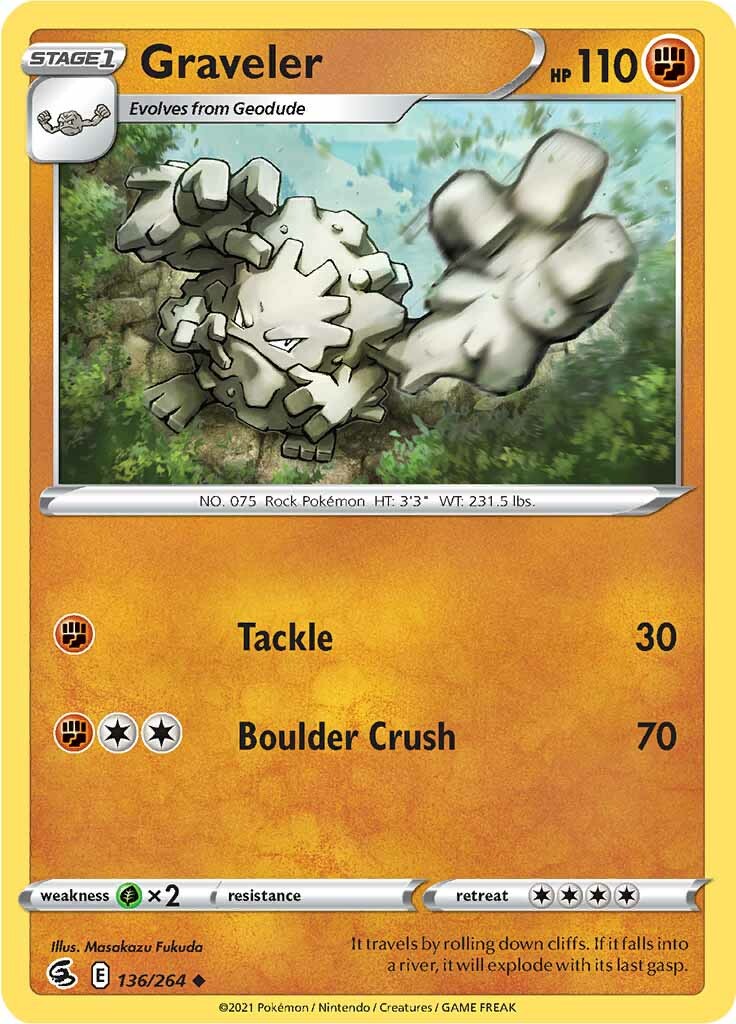 Graveler (136/264) [Sword & Shield: Fusion Strike] | Odin's Place