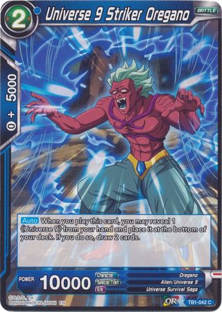 Universe 9 Striker Oregano (Reprint) (TB1-042) [Battle Evolution Booster] | Odin's Place